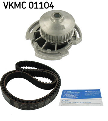 SKF VKMC 01104 Pompa acqua + Kit cinghie dentate